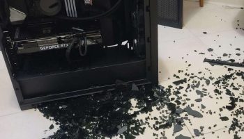 El cristal templado del PC se ha roto